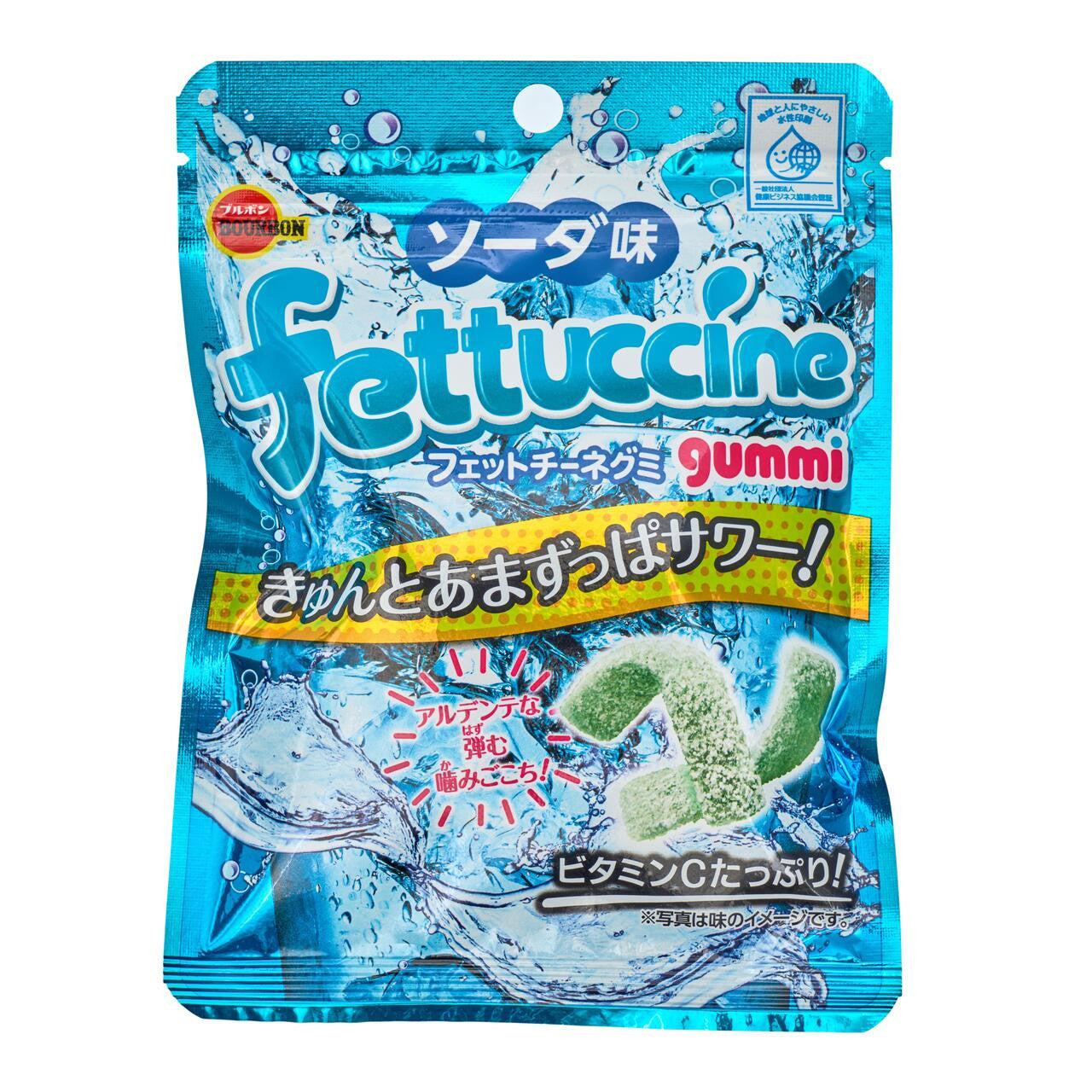 Bourbon Fettuccine Gummi Soda 50g * 10