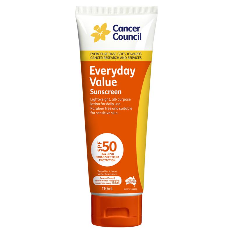 Cancer Council Everyday Value Sunscreen 110ml * 5