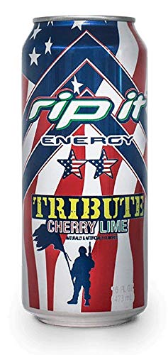 Rip It Cherry Lime Tribute Energy Drink 473mL * 12