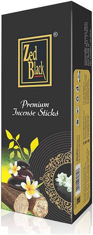 Zed Black Chakra Incesnce 20Stk*6