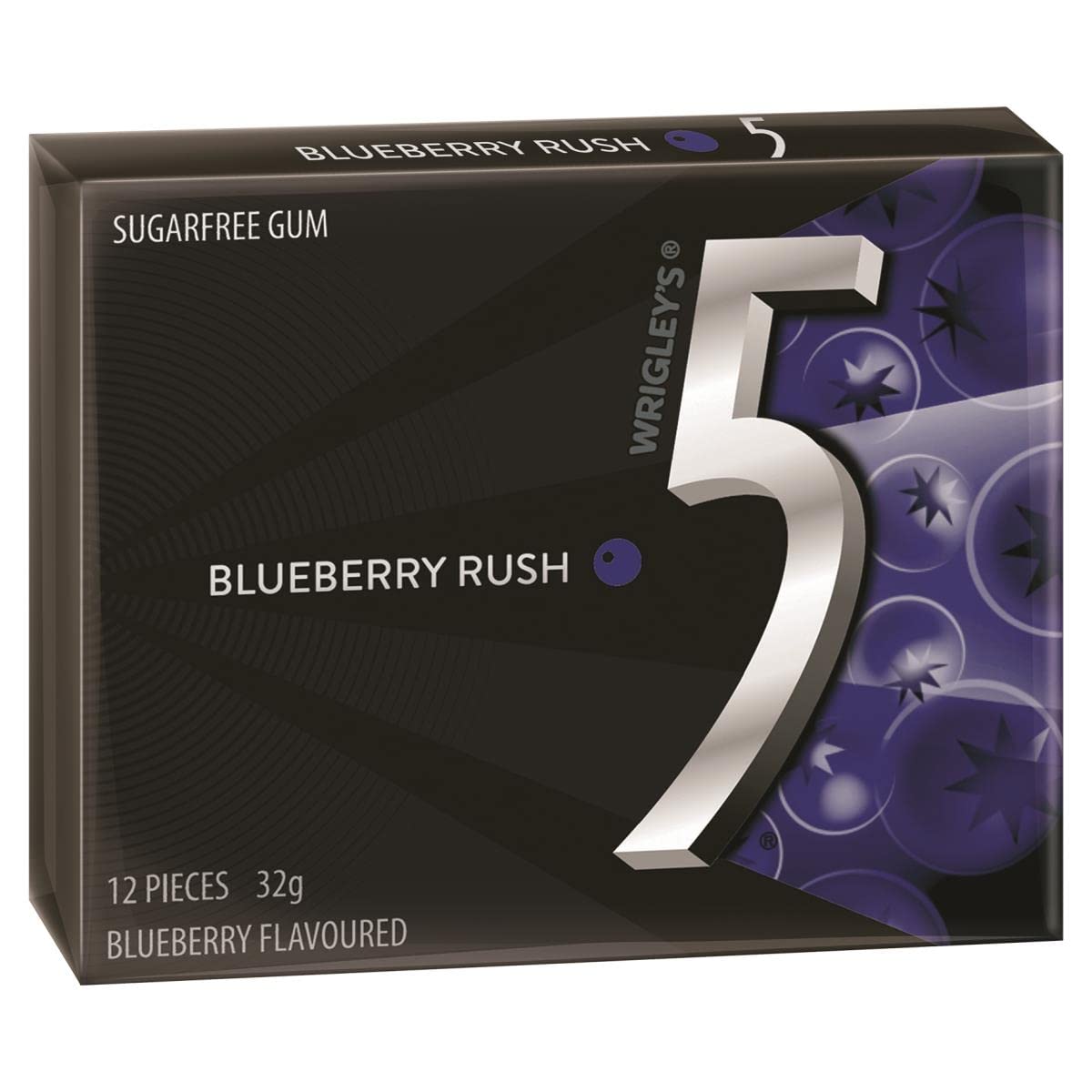 Wrigley 5 Gum Blueberry Rush 32g * 10