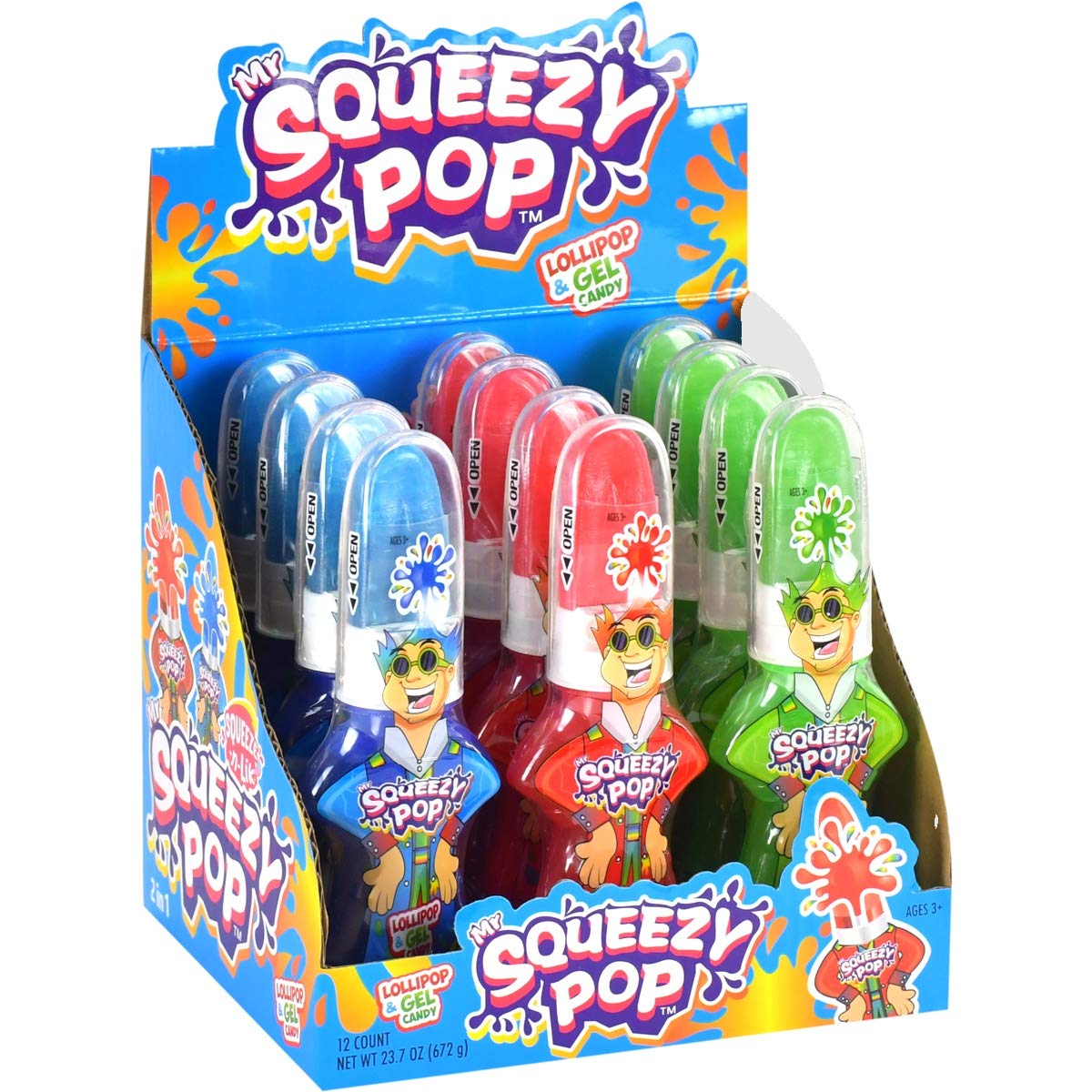 Kokos Mr Squeezy Pop Squeeze N-Lik 56g * 12