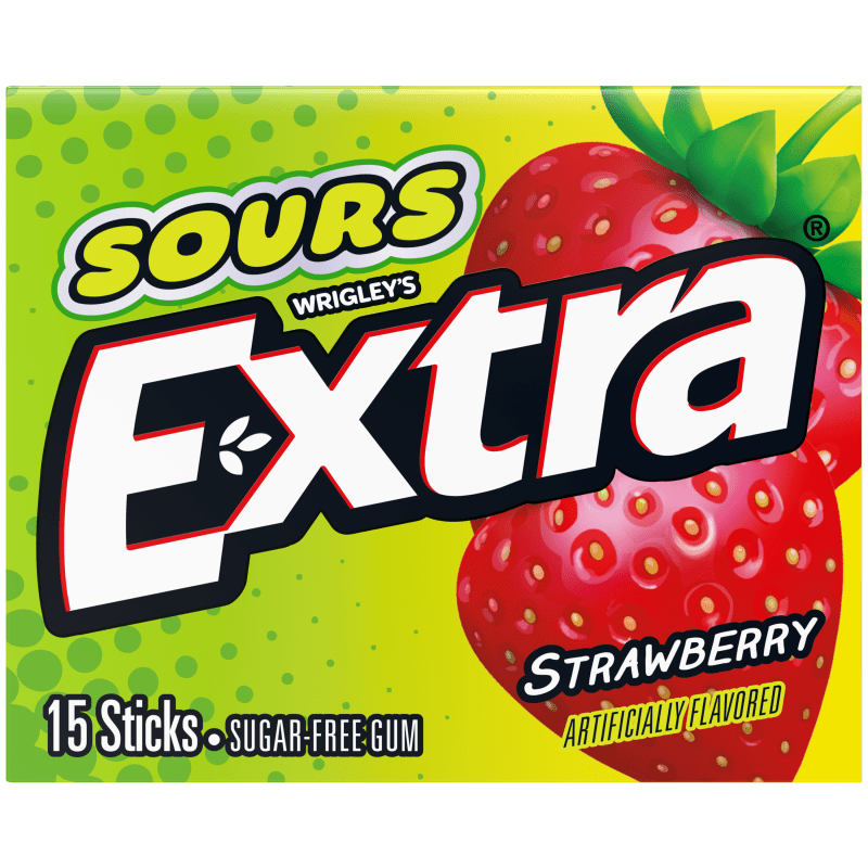 Extra Sour Strawberry 15stk * 10