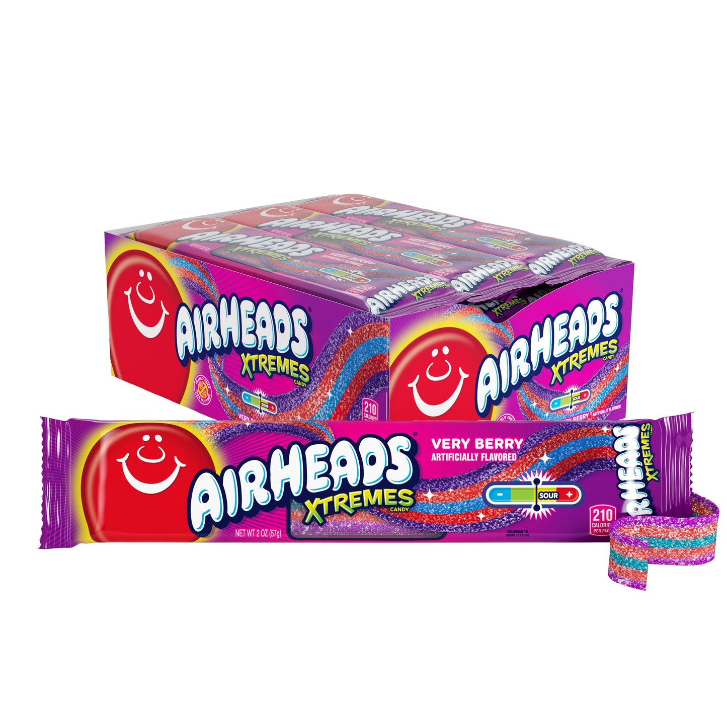 Airheads Xtremes Belts Very Berry 57g * 18