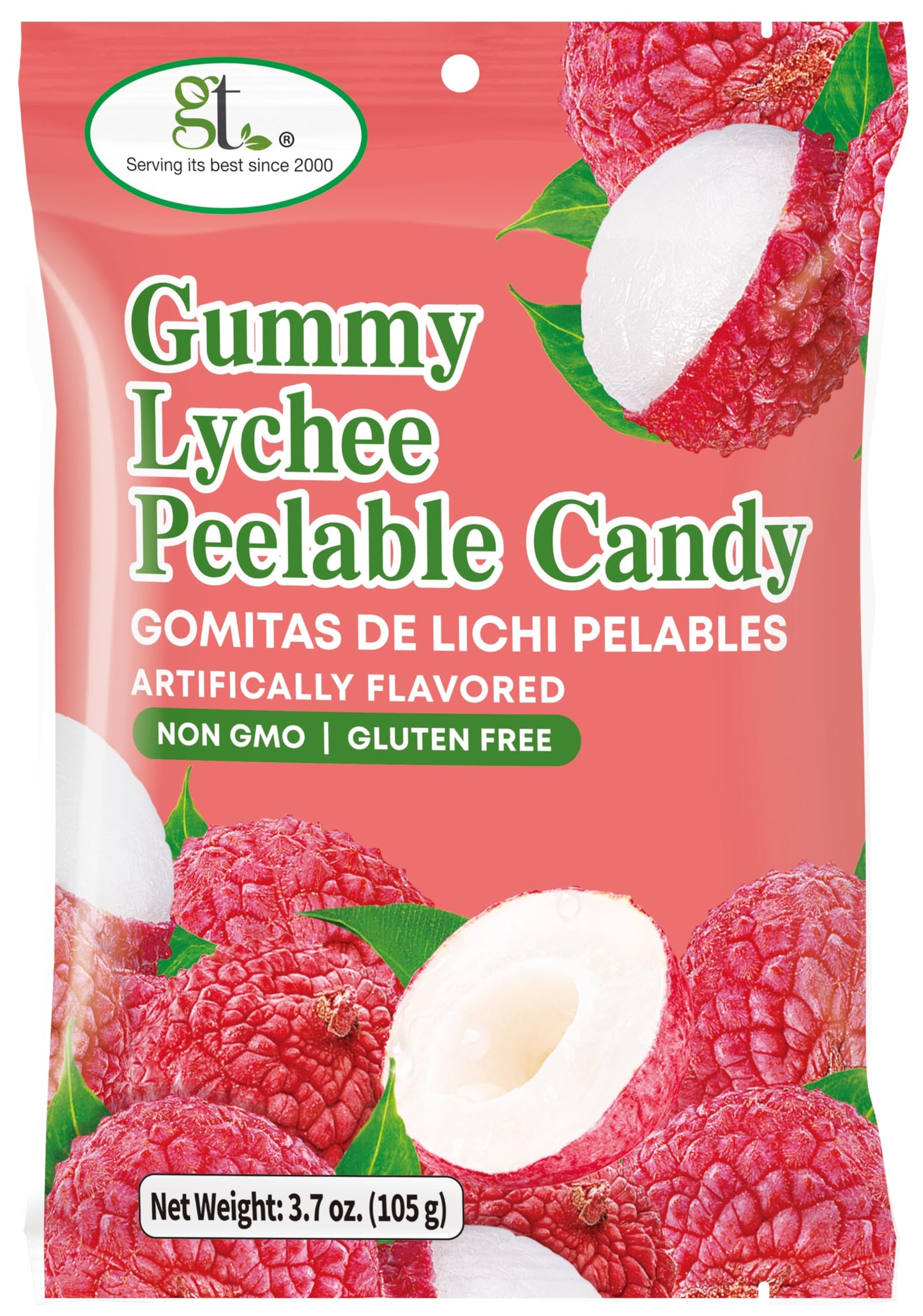 Big Bang Peelable Candy Lychee 100g * 24