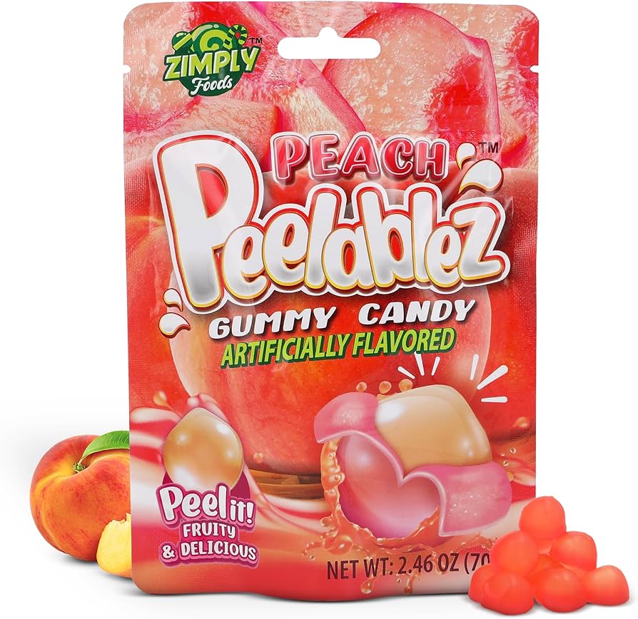 Big Bang Peelable Candy Peach 100g * 24