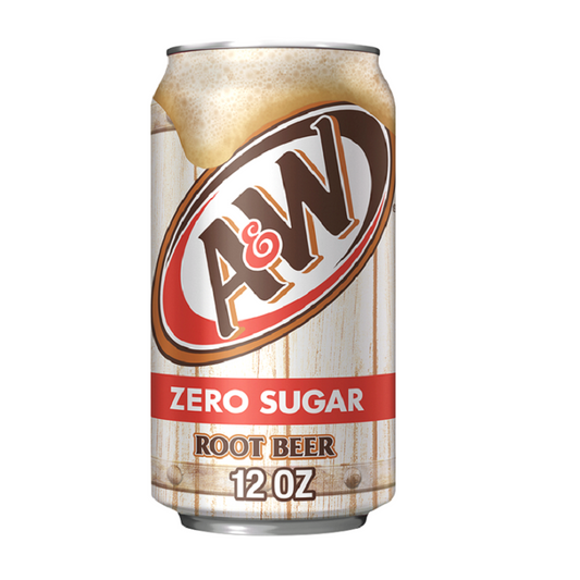 A&W Root Beer Zero Sugar 355ml * 12