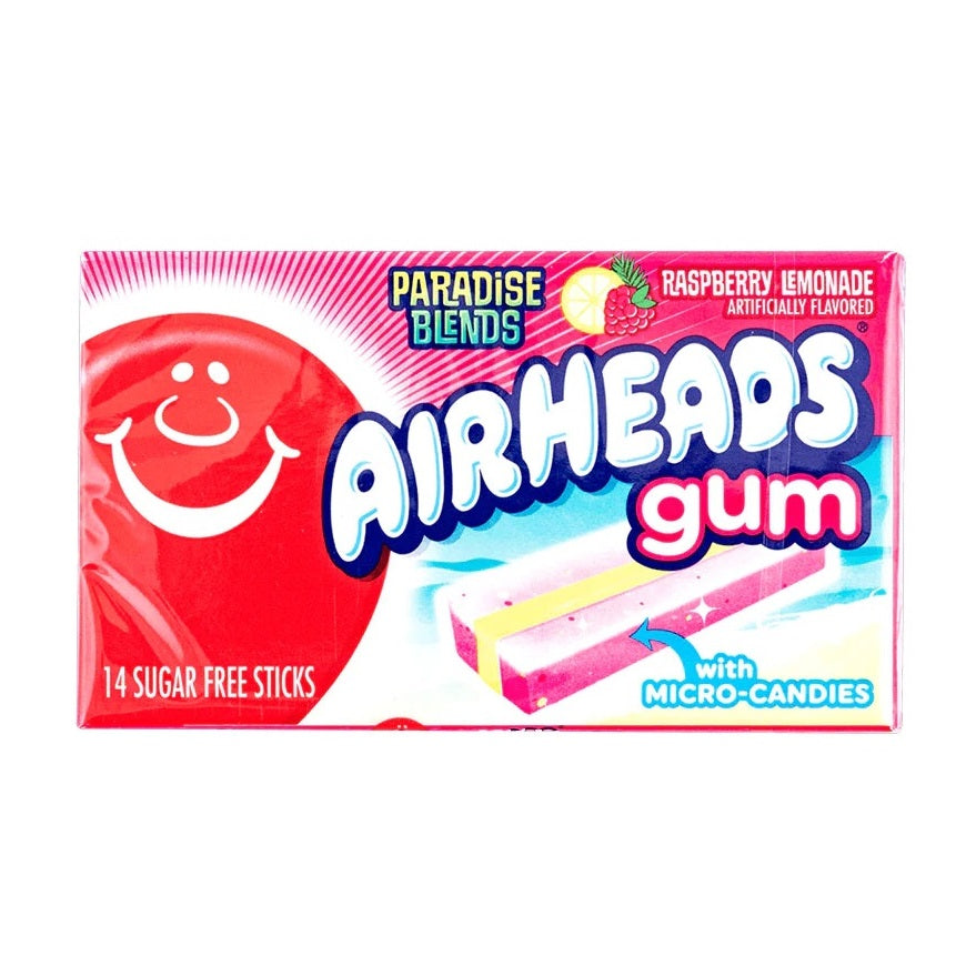 Airheads Gum Paradise Blends Raspberry Lemonade 34g * 12