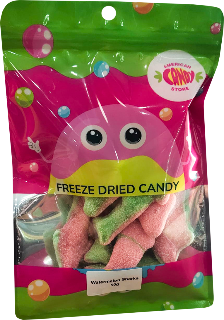 Freeze Dried Watermelon Sharks 50g