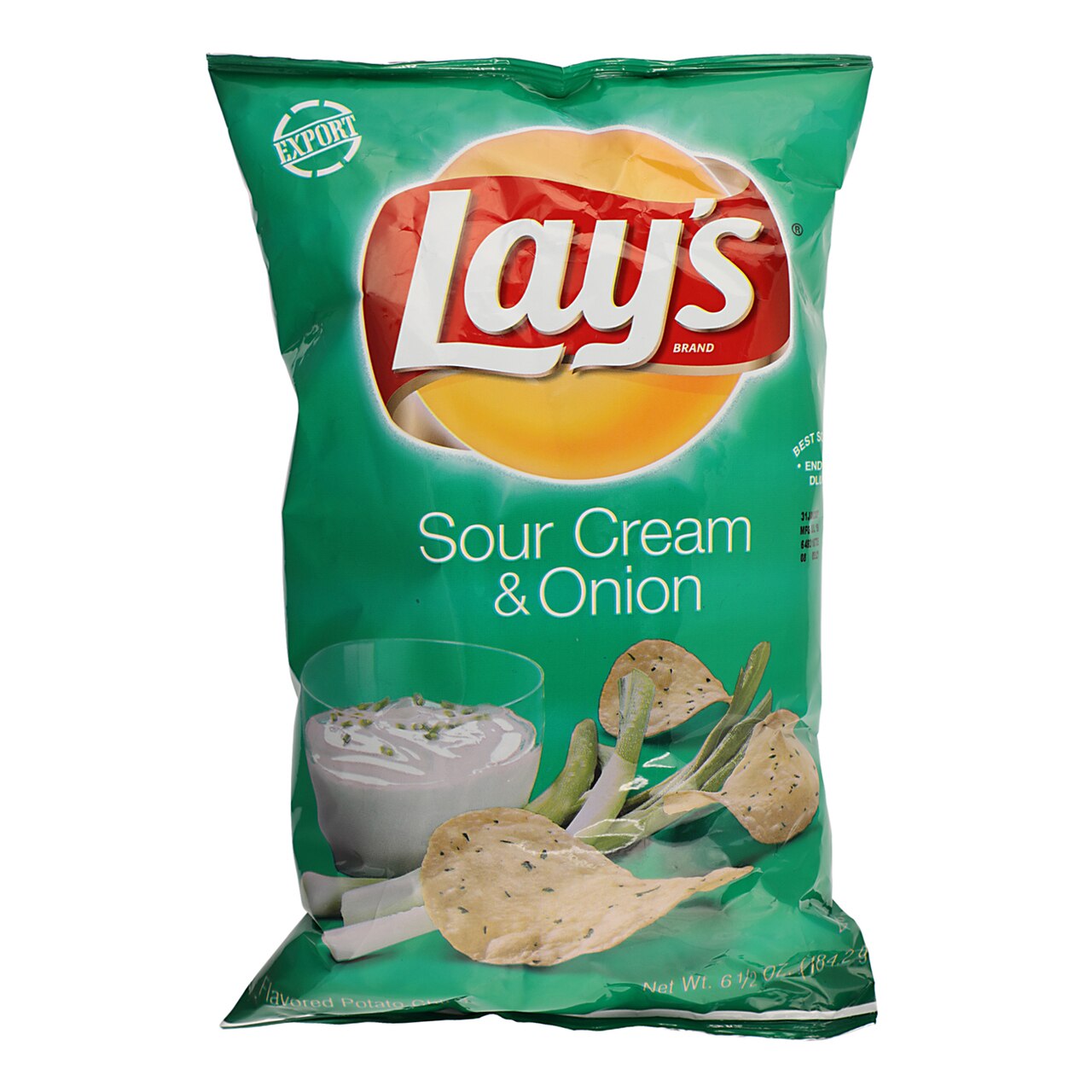 Lays Sour Cream & Onion 184.2g * 12