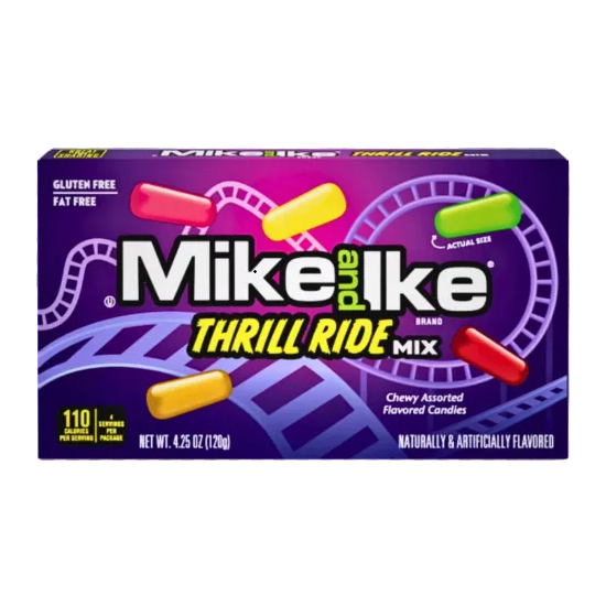 Mike n Ike Thrill Ride 120g * 12