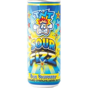 TNT Sour Fizz Drink BlueRaspberry 250ml * 24