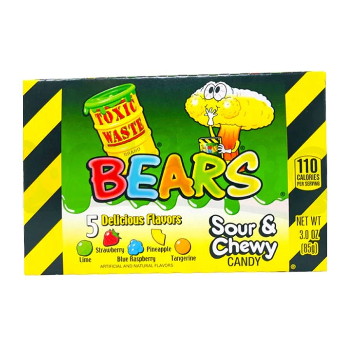 Toxic Waste Bears Sour & Chewy Box 85g * 12