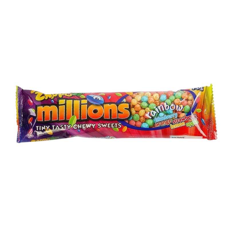 Zappo Rainbow Millions Tiny Chewy Sweets 75g * 24
