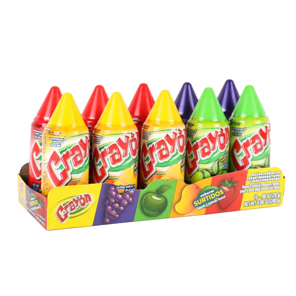 Crayon Mango (10 ct) - Wholesale Candy Warehouse