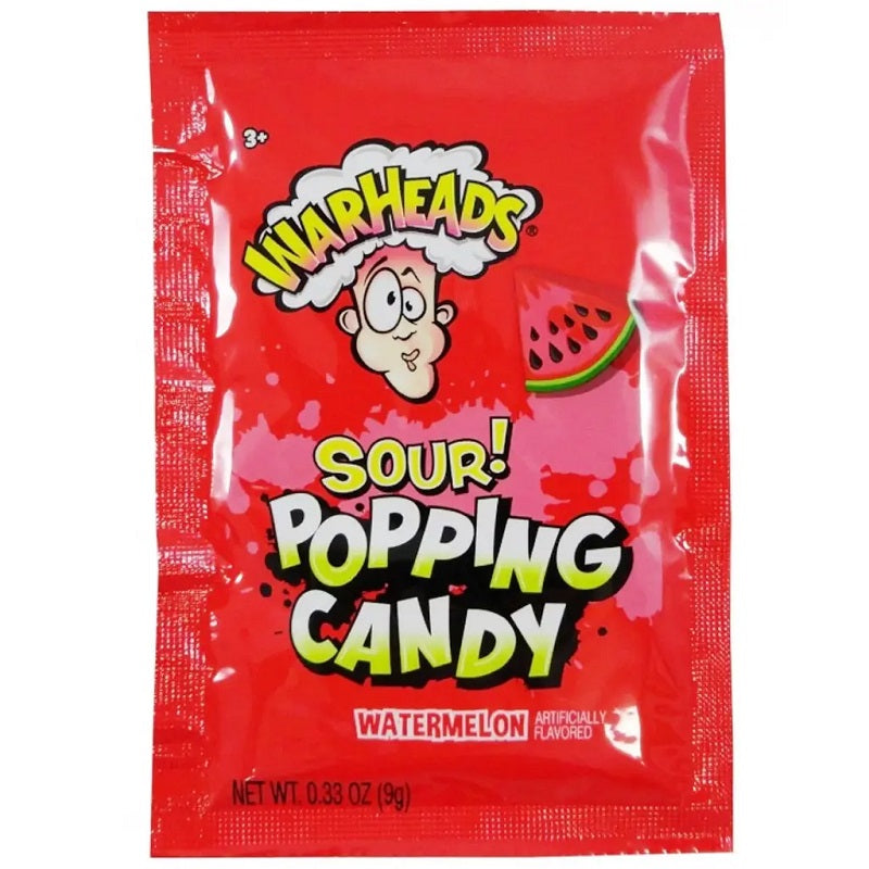 Warheads Sour Popping Candy Sour Watermelon 9g * 20