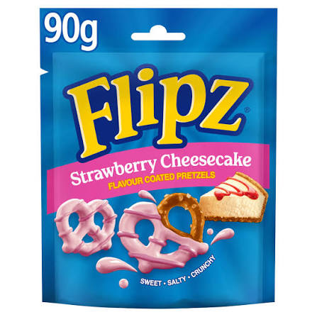 Flipz Strawberry Cheesecake Pretzels 90g * 6