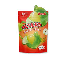 Juicy Jelly Peeled Gummy Green Apple 120g * 12