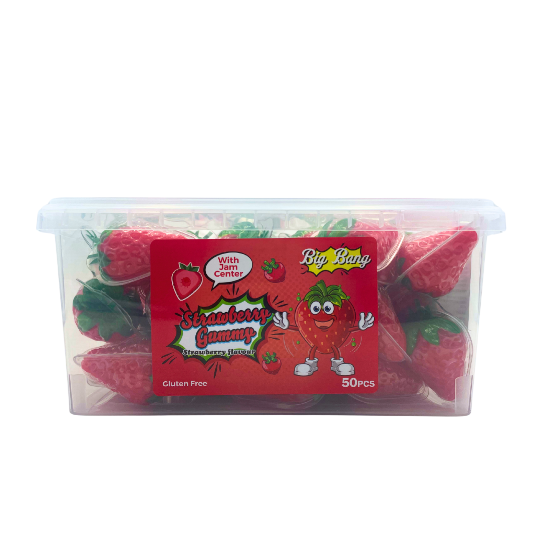 Big Bang Jam Filled Gummy Strawberry 50