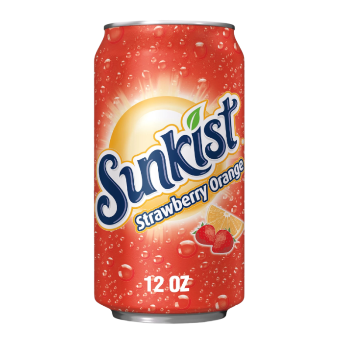 Sunkist Strawberry Orange 355ml * 12