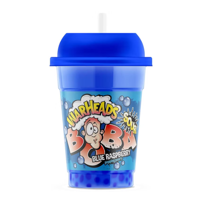 Warheads Boba Sour Blue Raspberry 400ml * 28