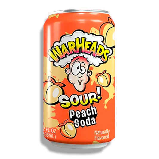 Warheads Sour Peach Soda 355mL * 12