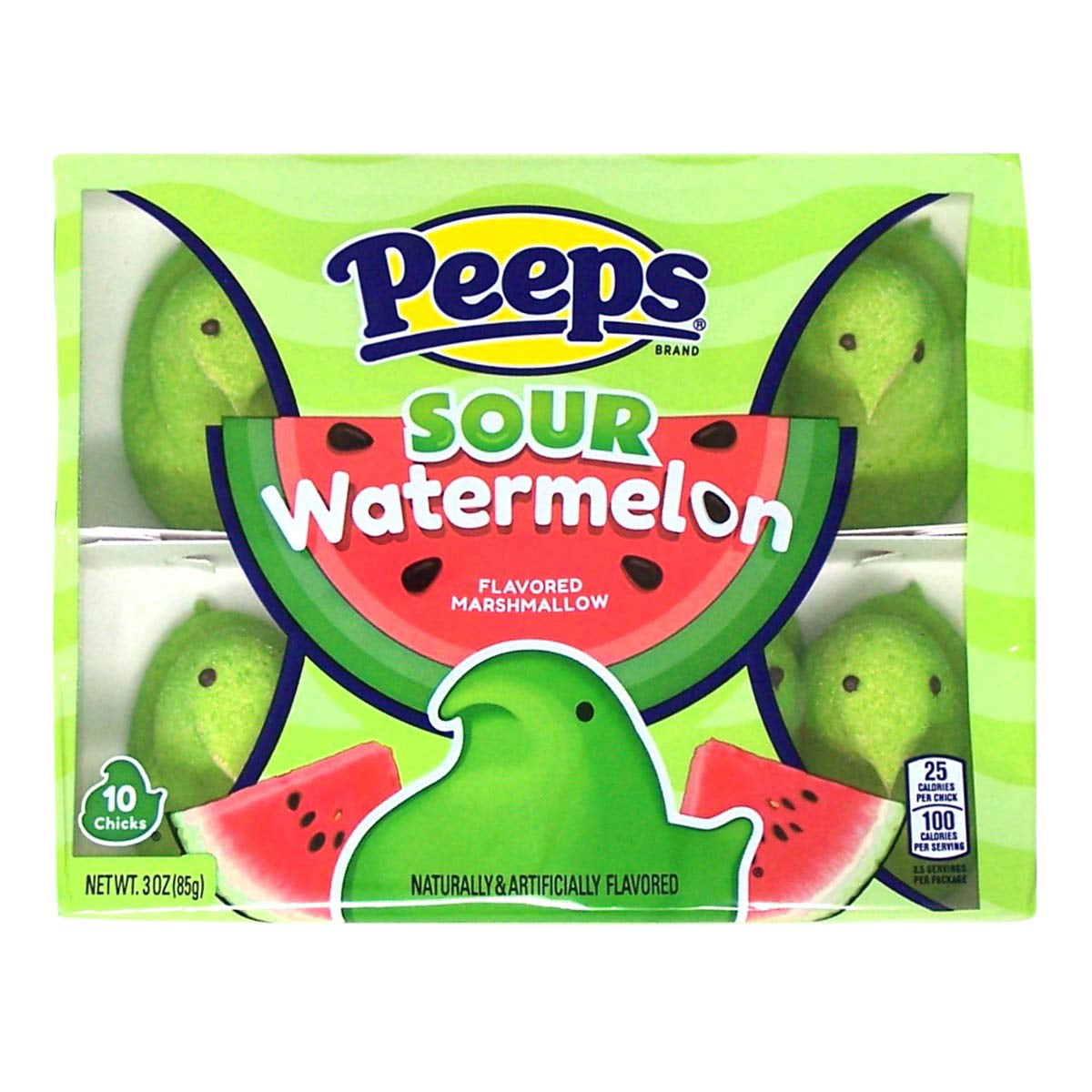 Peeps Sour Watermelon Chicks 10pc 85g
