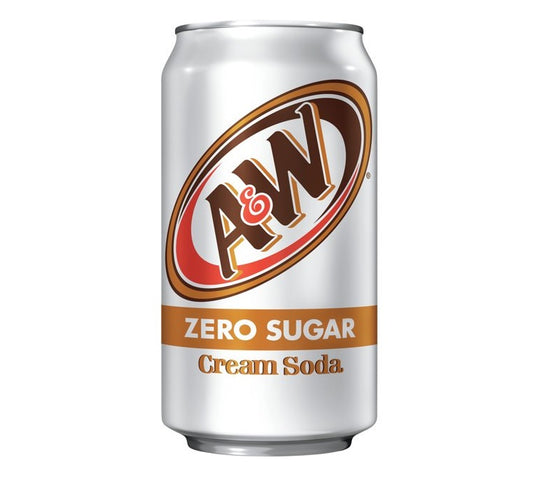 A&W Cream Soda Zero Sugar 355ml * 12