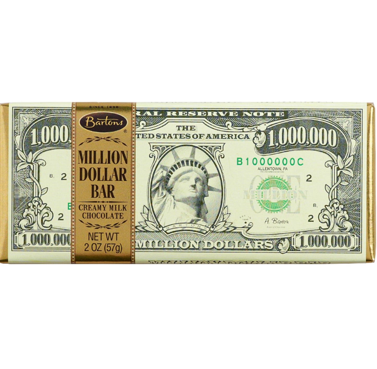 Million Dollar Milk Choc Bar 57g * 12