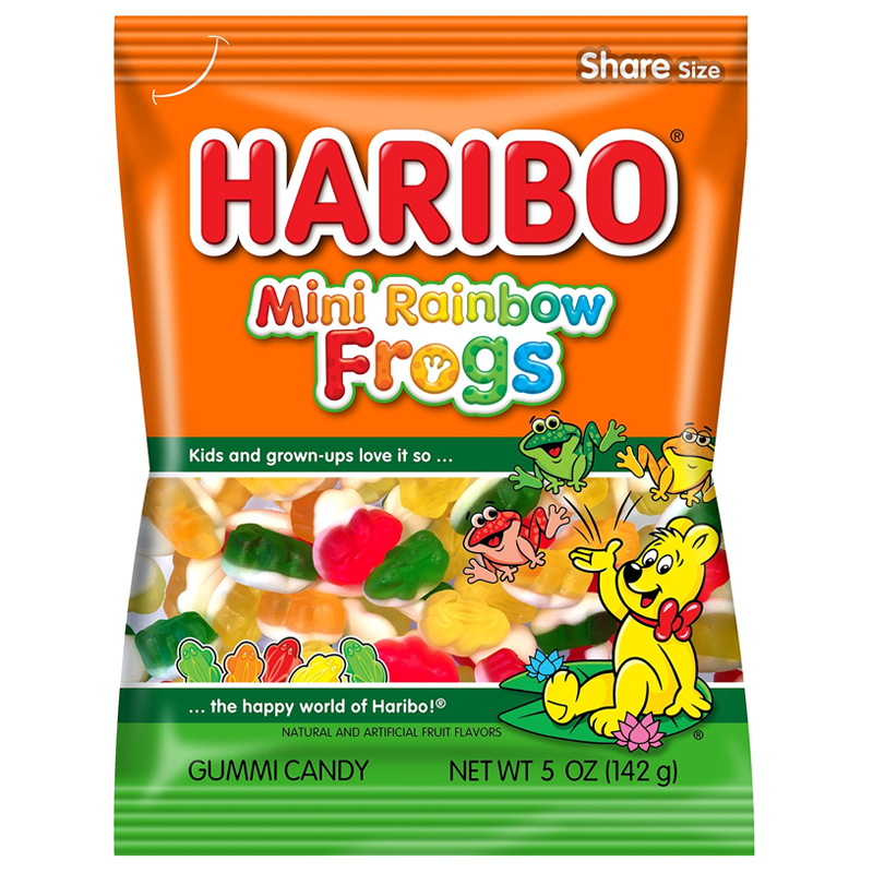 Haribo Mini Rainbow Frogs 142g * 12
