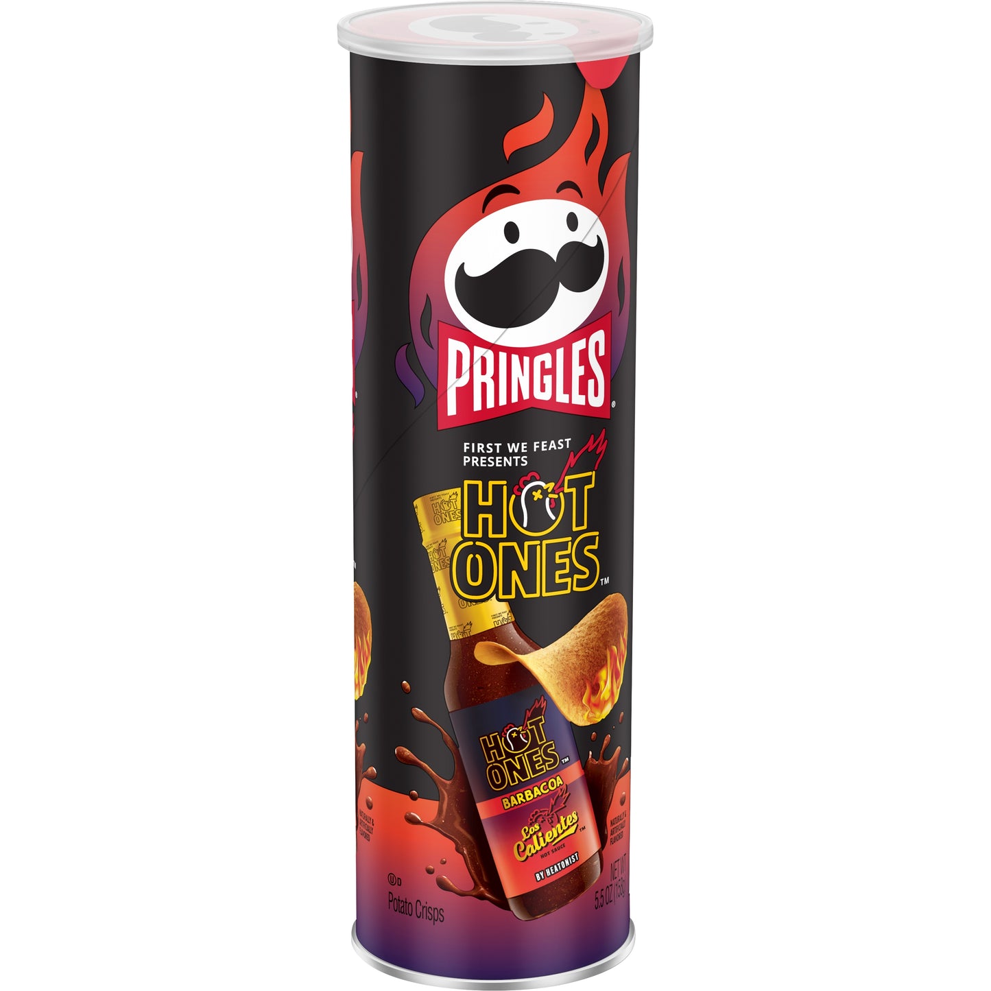 Pringles Los Calientes Barbacoa 162g