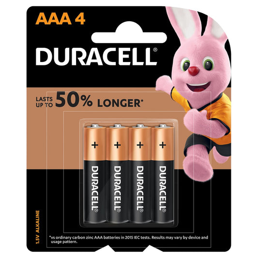 Duracell Batteries AAA 4 Pack * 12