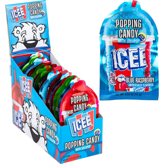 Icee Popping Candy Lollipop 15g * 18