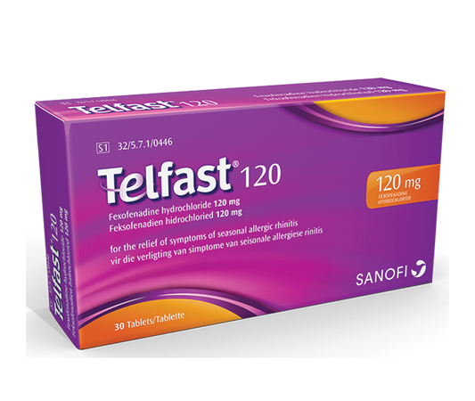 Telfast 120mg 10 Tablets * 6