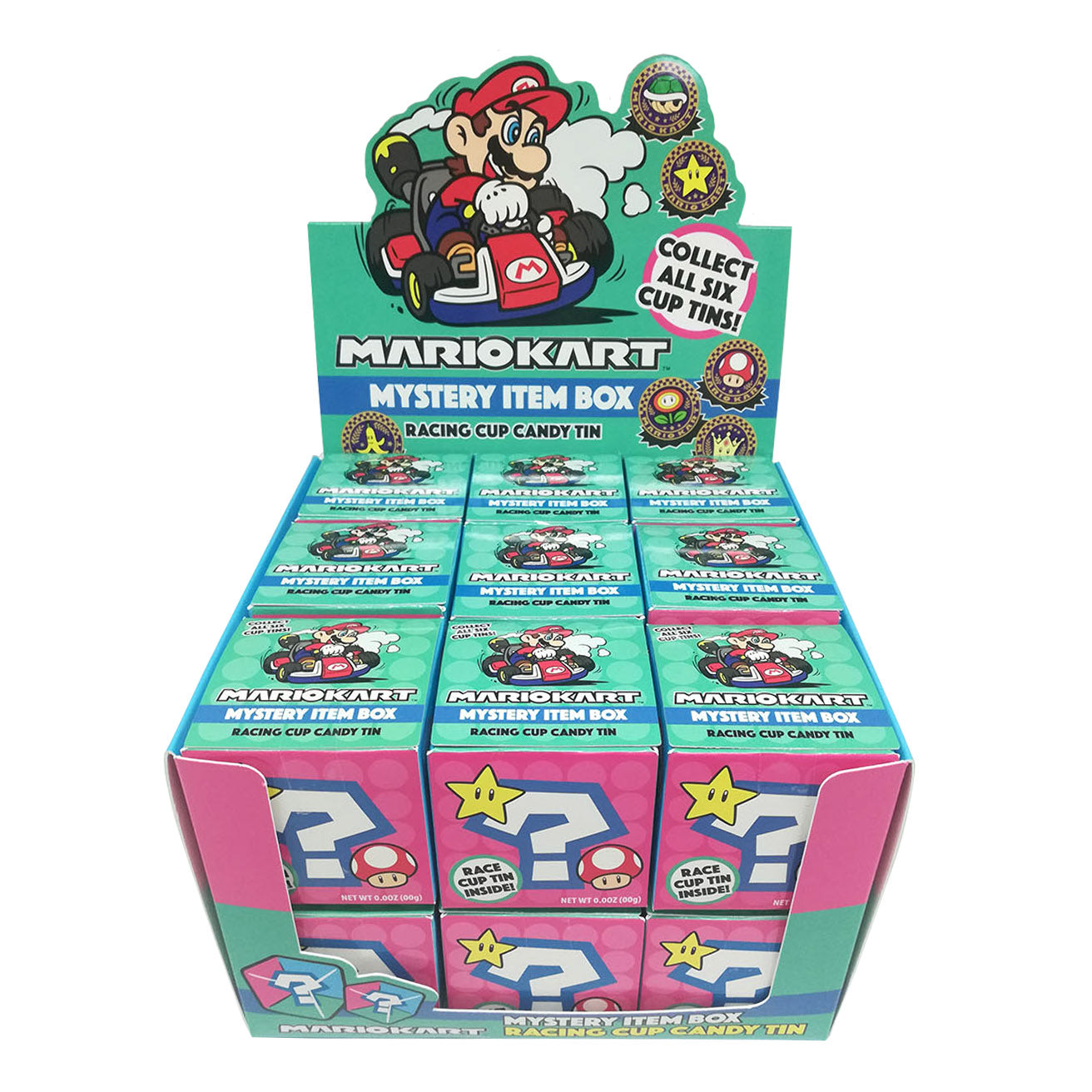 Nintendo Mario Kart Mystery Blind Box Racing Tin * 18