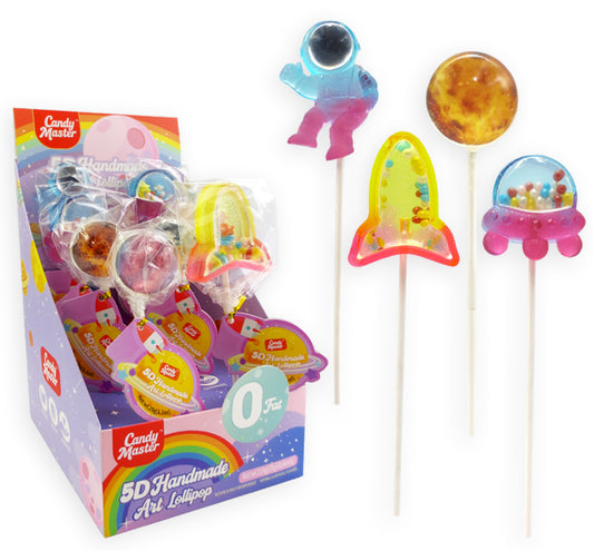 Candy Master 5D Space Walk Lollipop 28g * 8