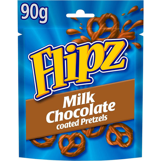 Flipz Milk Chocolate Pretzels 90g * 6