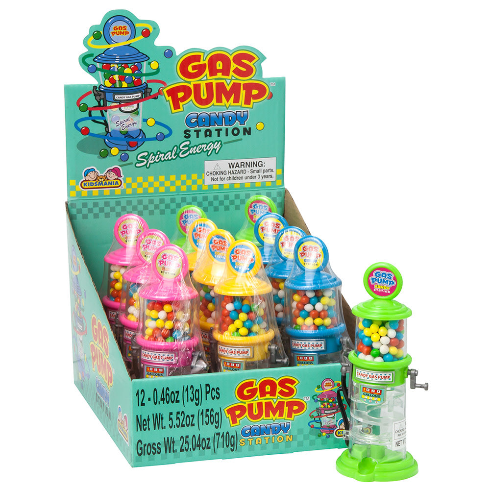 Kidsmania Gas Pump Candy Dispenser 13g * 12