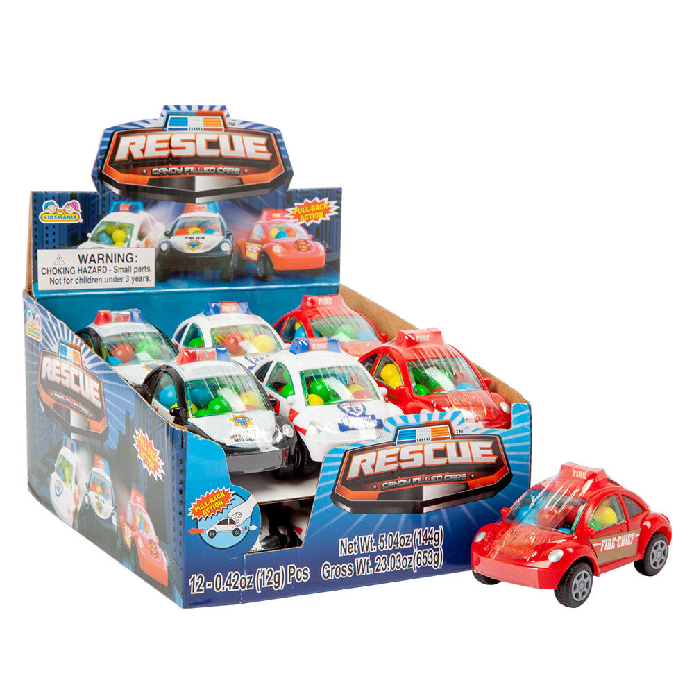 Kidsmania Rescue Candy Filled Car * 12