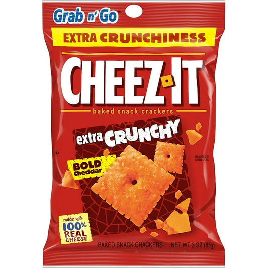 Cheez It Grab n Go Extra Crunchy Bold Cheddar 85g * 6
