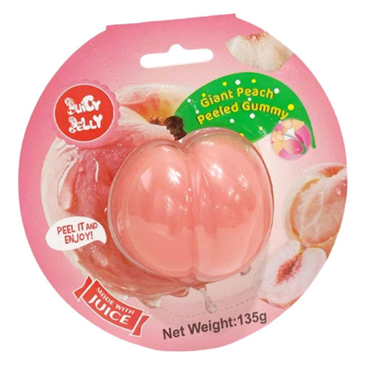 Juicy Jelly Giant Peeled Peach 135g * 6