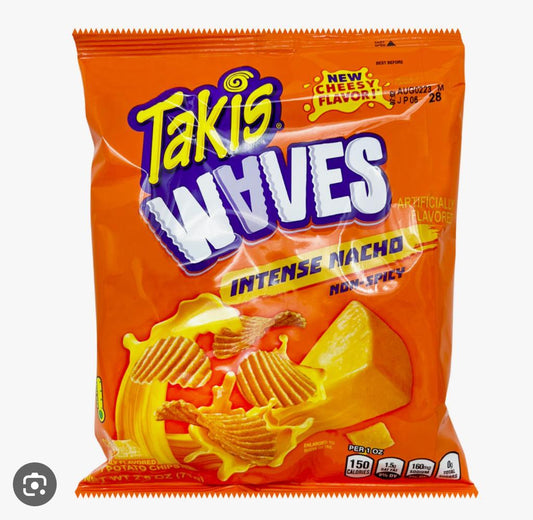 Barcel Takis Waves Intense Nacho 71g * 20