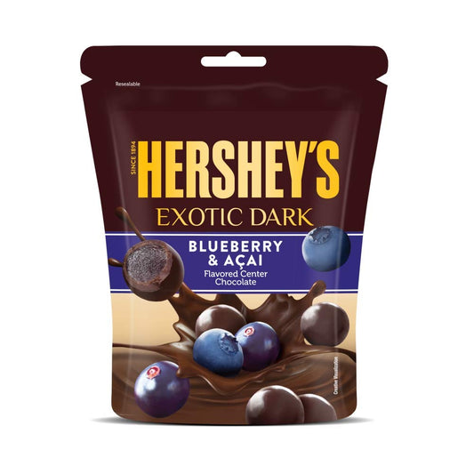 Hershey Exotic Dark Blueberry & Acai Flavor Chocolate 100g * 6