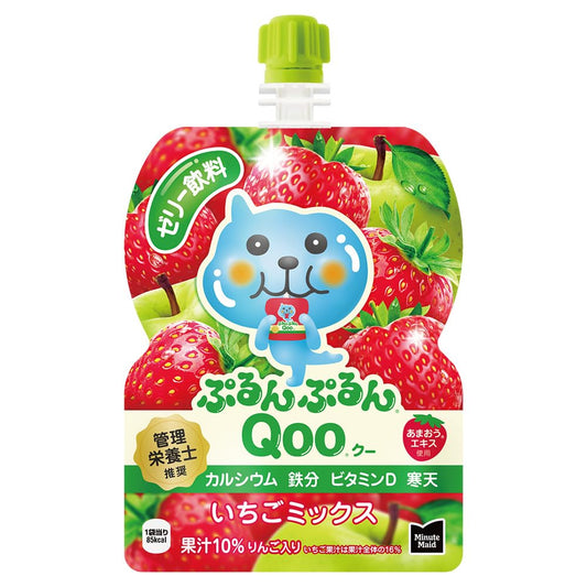 Minute Maid Qoo Jelly Drink Strawberry 125g * 30