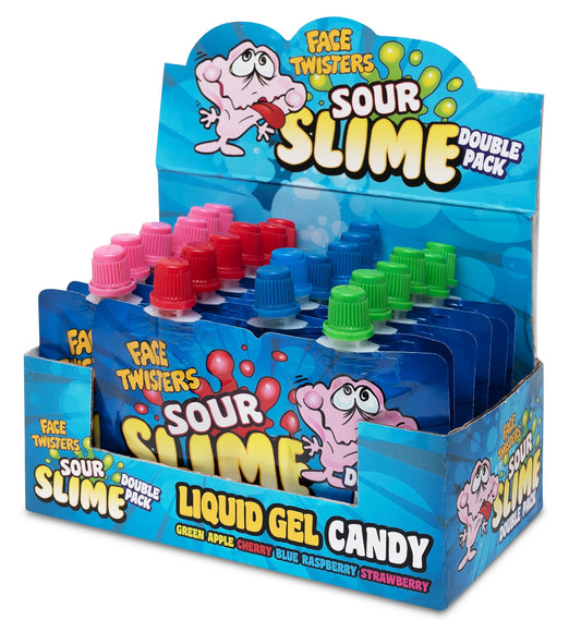 Face Twisters Sour Slime Gel 40g * 18