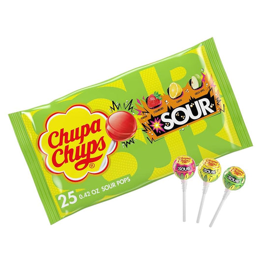 Chupa Chups Assorted Sour 113g * 12