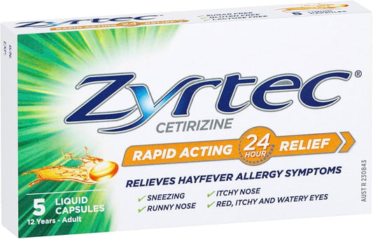 Zyrtec 5 Liquid Capsule * 6
