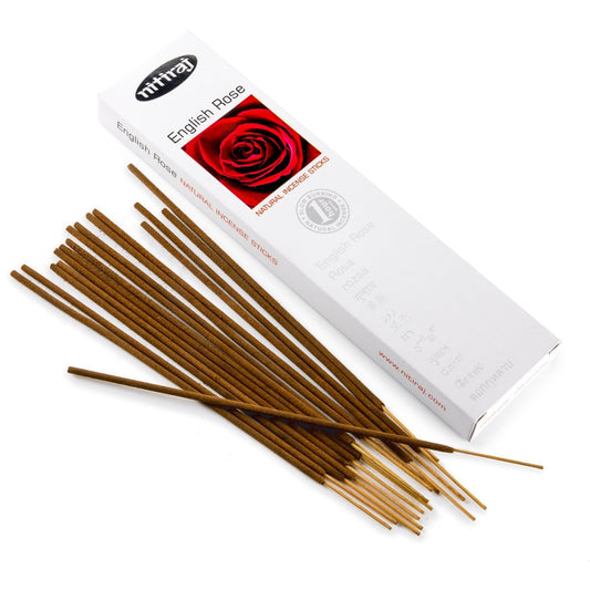 Nitiraj Platinum Incense English Rose 25g*9
