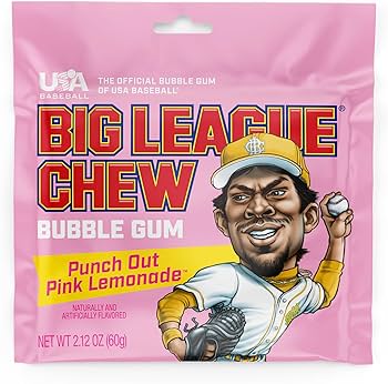 Big League Chew Pink Lemonade Gum 60g * 12