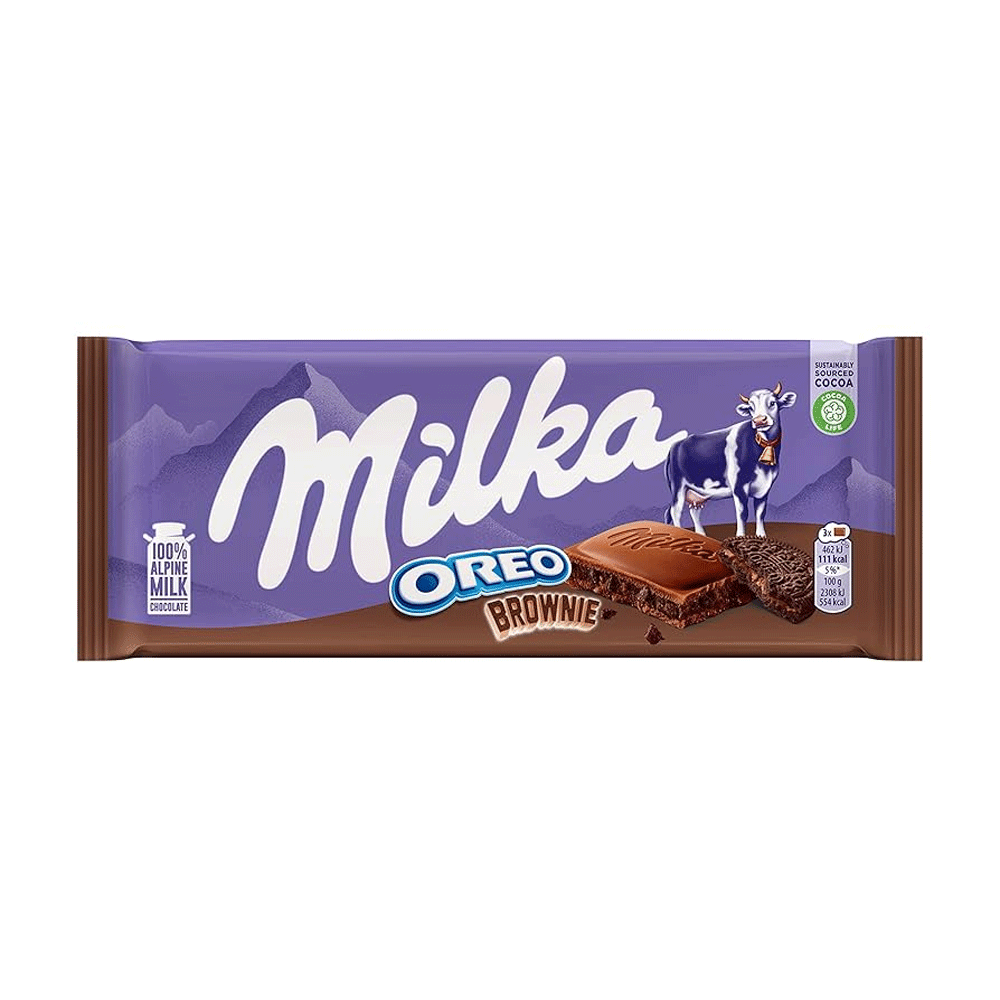Milka Oreo Brownie Block 100g * 22